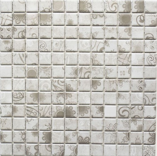 Ceramica mosaico grigio