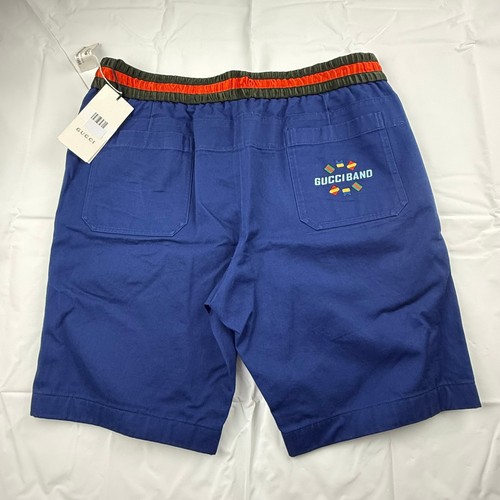 Gucci band pantaloncini blu - gucci,