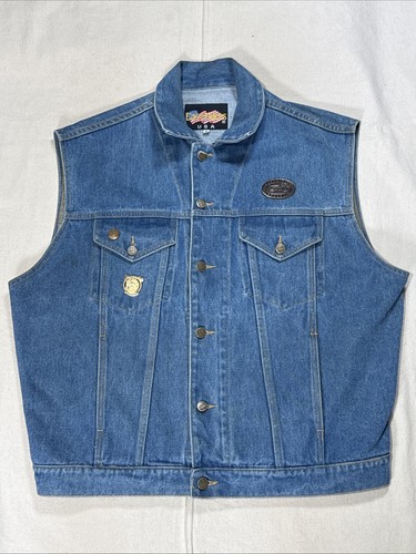 Gilet denim blu - , rivista