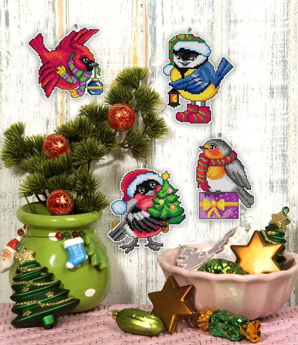 Uccellini natale 7694 - di,
