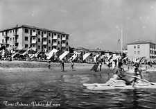 A4587) TORRE PEDRERA VEDUTA DAL MARE PATTINO ANIMATA RIMINI