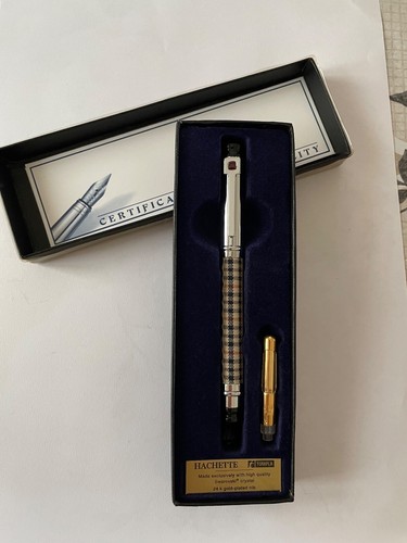 Penna stilografica hachette - penna,