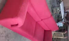 divano ricondizionato rosso sfoderabile lavabile 3posti