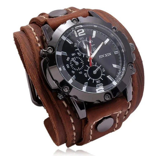Cinturino orologio pelle - , largo
