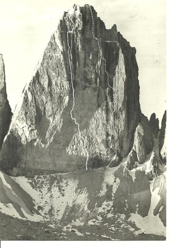 Tre cime lavaredo parete - tre, (bl)
