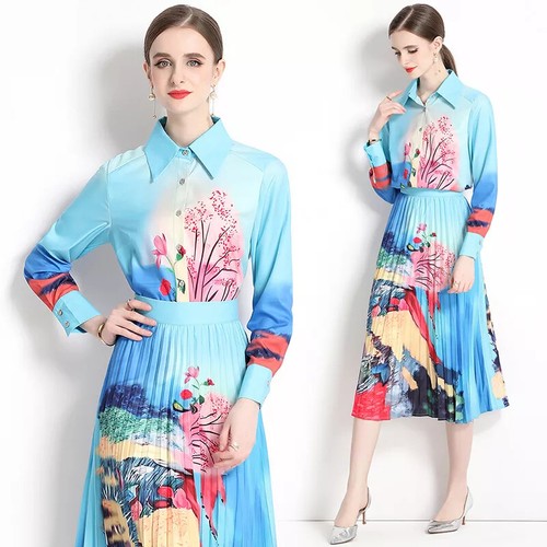 Vestito completo donna set - vestito,