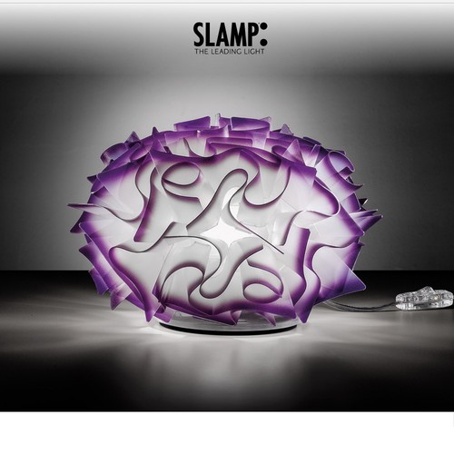 Lampada tavolo veli plum - lampada,