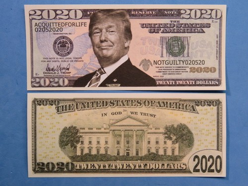 Banconote president donald - president,