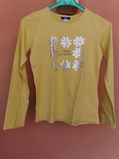 Okaidi 2 pz magliette per  bambina manica lunga 10 anni 