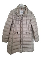 MONCLER Hermione Giubbotto piumino donna originale, taglia 5/44 tortora chiaro