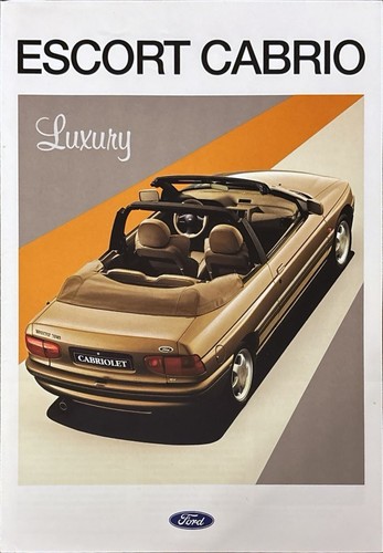 Ford escort cabrio - cabrio, lusso