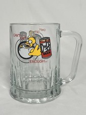 I Simpson Glass Tankard Stein