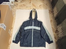 Giacca da sci blu e turchese