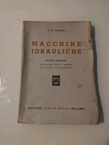 Macchine idrauliche a - macchine, c.
