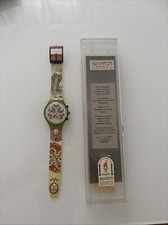Swatch Chrono Nuovo Russian Treasury SCG107 1995 Vintage Orologio da polso NOS