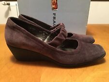 Frau Shoes Scarpa Decoltè Giardini Zeppa Zeppina Donna Grigio Nero Ottime Tg. 40