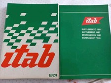 2 Cataloghi ITAB Ricambi Vari Auto D'epoca Vedi Foto Esempio