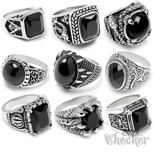 Anello uomo acciaio inox