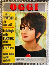 MINA MAZZINI Rara RIVISTA ● OGGI 1968 ● Rita PAVONE Sofia LOREN Corrado MANTONI