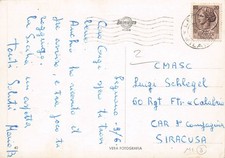 2347 LEGNANO PIAZZA MAGNO PALAZZO I.N.A VIAGGIATA 50 REGGIMENTO C.A.R 9 SIRACUSA