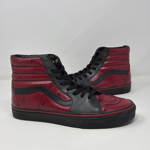 Vans marvel deadpool sk8 hi - marvel, sk8-hi