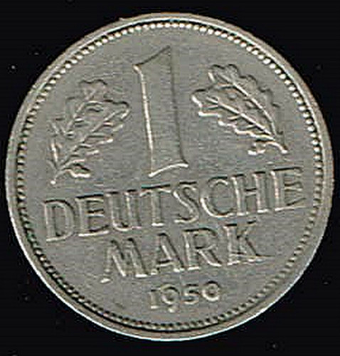 Deutsche mark 1950 f - mark, 1950.