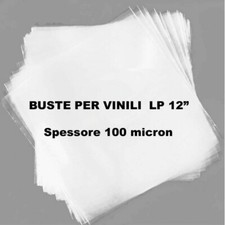 100 BUSTE trasparenti x