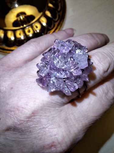 Anello vintage con - , grappolo