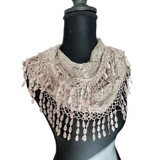Sciarpa in pizzo boho scialle