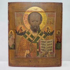 Antica Icona Russa San Nicola
