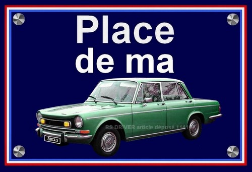 Plaque place ma simca - place,
