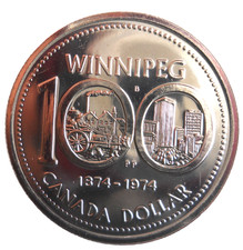 1974 DOLLARO CANADESE - AU PROOF LIKE - SPEDIZIONE GRATUITA - Bin #1001