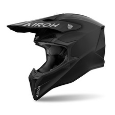 Casco moto cross Airoh WRAAAP NERO OPACO enduro motard off road helmet casque