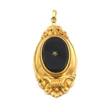 Biedermeier 8K Ciondolo Oro