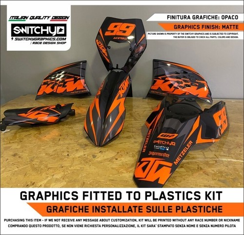 Plastiche grafiche ktm 20008 - grafiche,