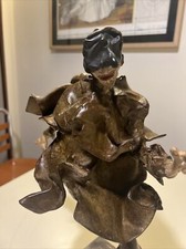 Antonio Nocera “theatre De Polichinelle” Bronzo Pezzo Unico 2000