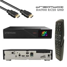 Dreambox DM900 RC20 4K E2 Linux PVR 1x DVB-C ricevitore FBC nero