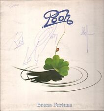 POOH - 33 GIRI LP CON AUTOGRAFO " BUONA FORTUNA "