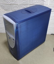 ATX Case BLUE Color Windows XP