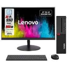 Postazione Completa Pc Lenovo SFF i5-6500 32Gb 960Gb Monitor 24" Ricondizionato
