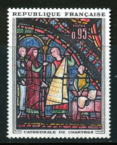Francia 1963 vetrata di - francia,