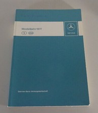 Manuale Di Officina Introduzione Mercedes W123 / W116 / C107 Anno Modello 1977