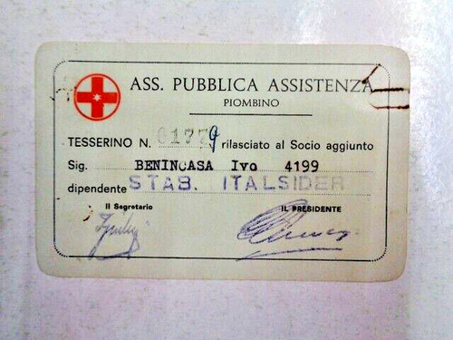 Tessera ass pubblica - ass.,