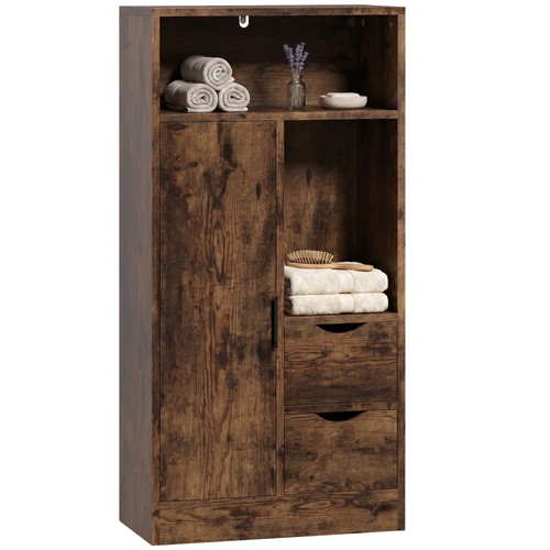 Homcom mobile bagno - mobile, con