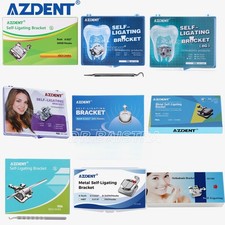 AZDENT Staffe autoleganti ortodontiche dentali MBT Roth 0.022 ganci/utensile