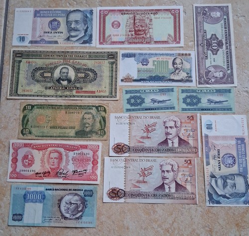 Lotto banconote mondiali - lotto,