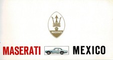 PROSPETTO: MASERATI " MESSICO