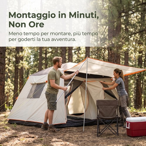 Tenda campeggio esterna - da,