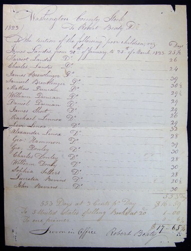 1826 manoscritto contea - 1826, di