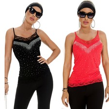 Mexton top donna con spalline